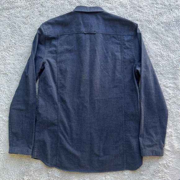 WON HUNDRED Men’s Petey A 1 Button Up Shirt Blue Size Large See Details - Picture 6 of 7